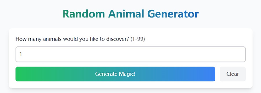 Use our random animal generator to find unique creatures and expand your knowledge!